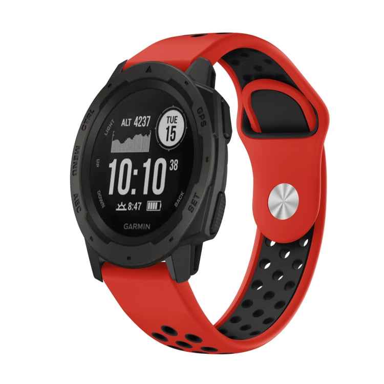 22mm Sports Breathable Silicone Watch Band