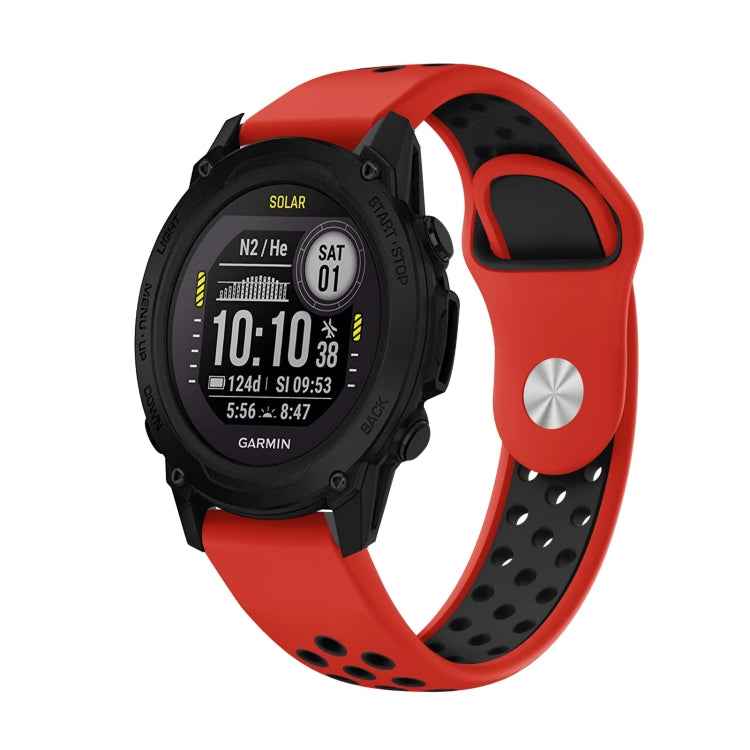22mm Sports Breathable Silicone Watch Band