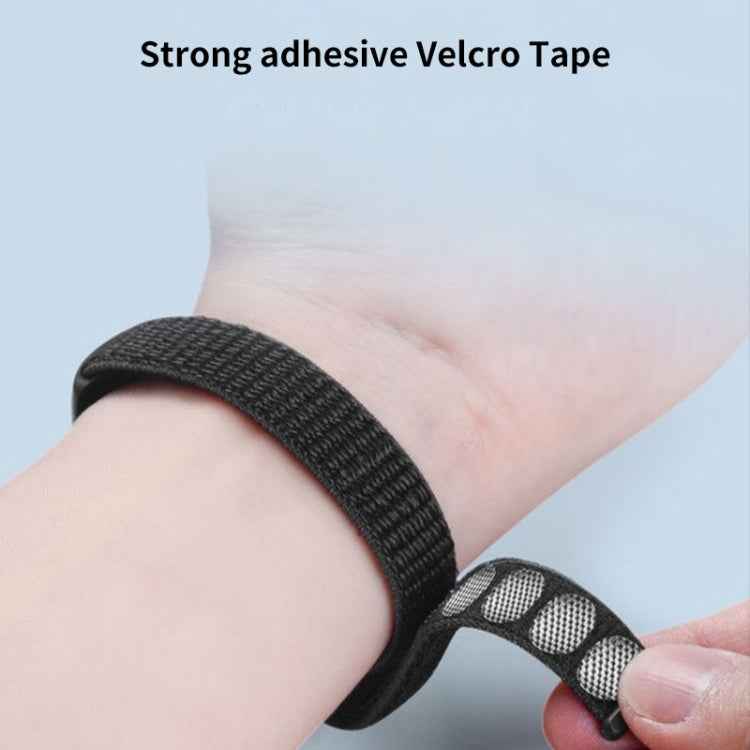 For Xiaomi Mi Band 8 ENKAY Hat-Prince 2 in 1 Set Full Coverage Screen Protector + Nylon Velcro Loop Watch Band