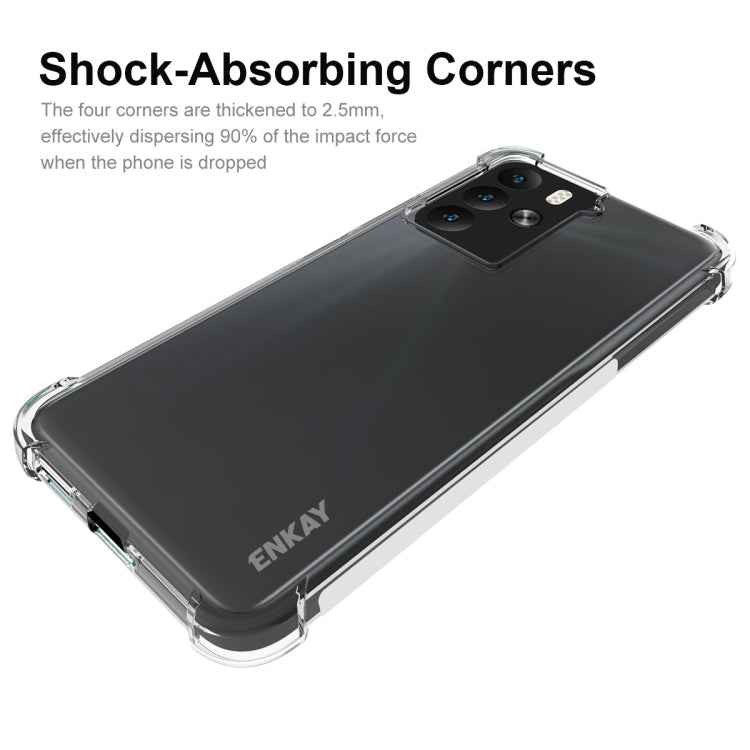 ENKAY Hat-Prince Transparent TPU Shockproof Phone Case