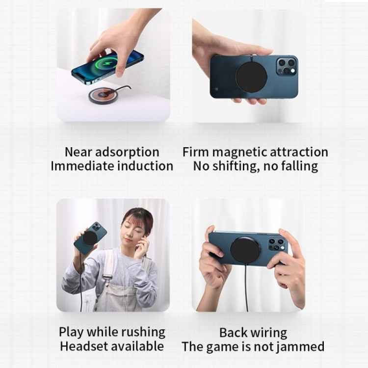 T09 2 in 1 Transparent Car Magnetic Wireless Charger 15W Fast Charging Stand, T09