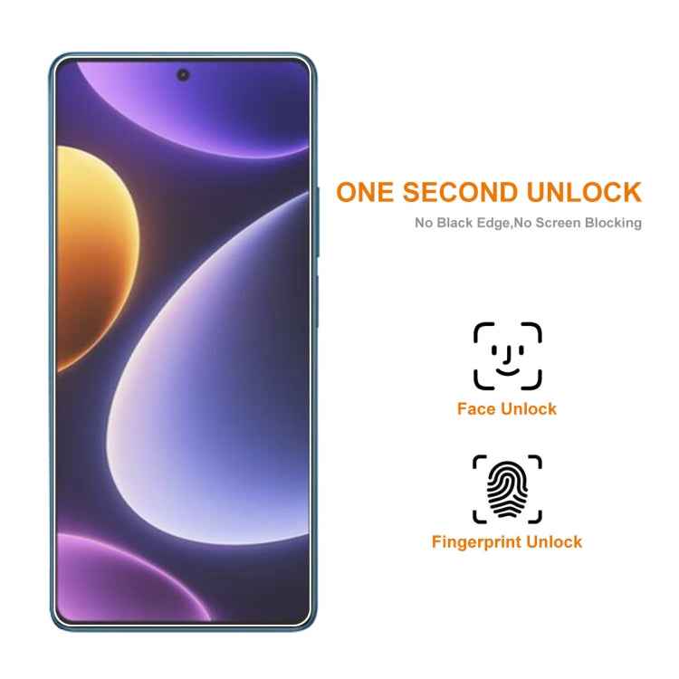 For Xiaomi Poco F5 / Redmi Note 12 Turbo ENKAY 0.26mm 9H 2.5D High Aluminum-silicon Tempered Glass Film, 1pc, 2pcs, 5pcs, 10pcs