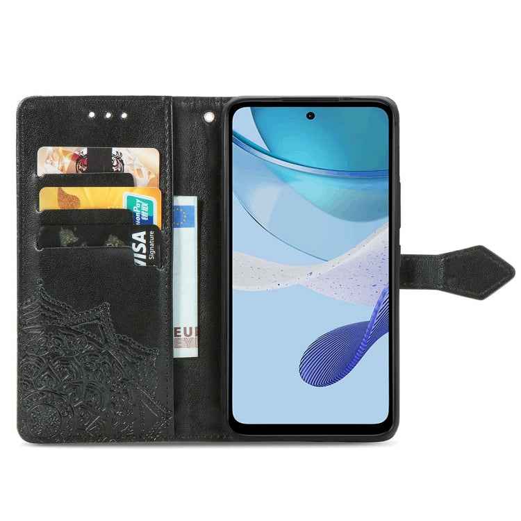 Mandala Flower Embossed Leather Phone Case, For Motorola Moto G 5G 2023