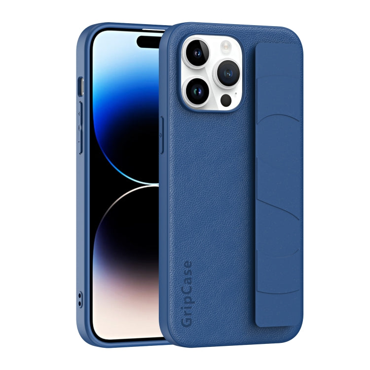 Skin Elastic Wrist Grip Back Cover Phone Case, For iPhone 15 Pro Max, For iPhone 14, For iPhone 14 Pro, For iPhone 15 Pro, For iPhone 15 Plus, For iPhone 14 Plus, For iPhone 14 Pro Max, For iPhone 15