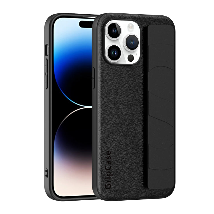 Skin Elastic Wrist Grip Back Cover Phone Case, For iPhone 15 Pro Max, For iPhone 14, For iPhone 14 Pro, For iPhone 15 Pro, For iPhone 15 Plus, For iPhone 14 Plus, For iPhone 14 Pro Max, For iPhone 15