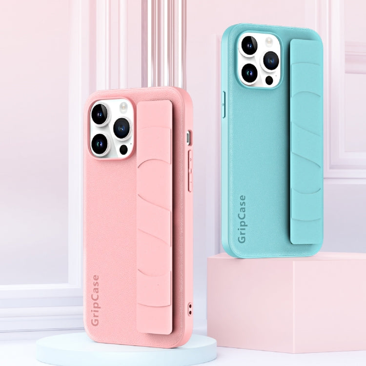 Skin Elastic Wrist Grip Back Cover Phone Case, For iPhone 15 Pro Max, For iPhone 14, For iPhone 14 Pro, For iPhone 15 Pro, For iPhone 15 Plus, For iPhone 14 Plus, For iPhone 14 Pro Max, For iPhone 15
