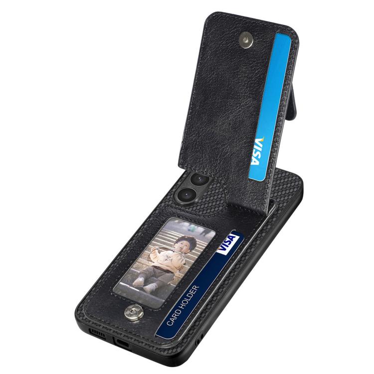 Carbon Fiber Vertical Flip Zipper Phone Case, For OnePlus Ace 6 / 6T / 15R, For OnePlus 15, For OnePlus Nord CE 2 Lite
