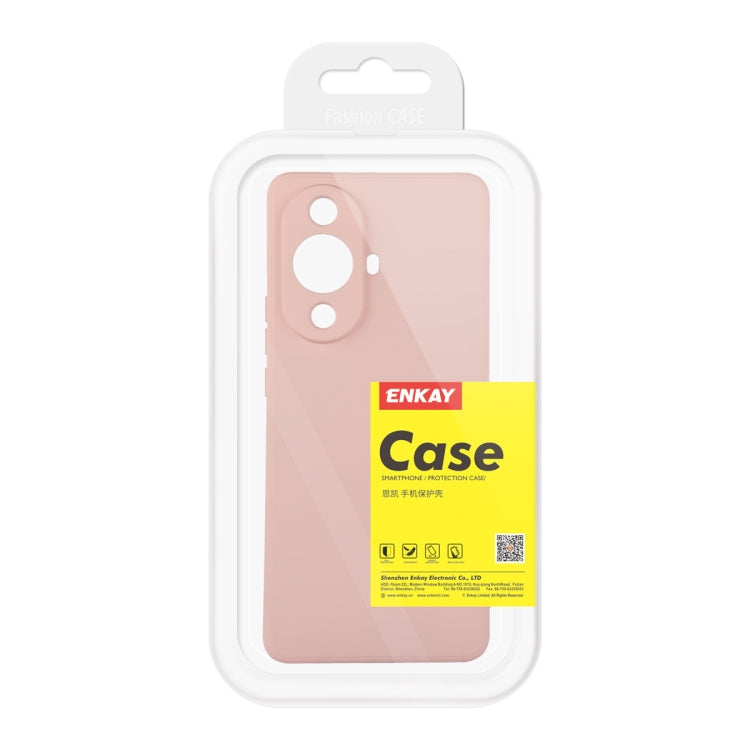 ENKAY Liquid Silicone Phone Case with Tempered Glass Film
