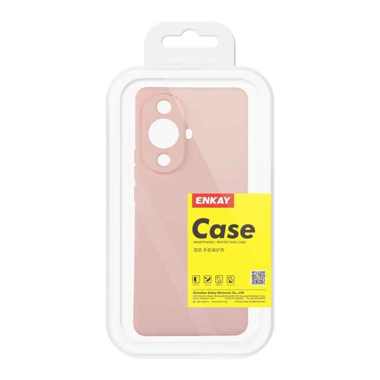ENKAY Liquid Silicone Phone Case with Tempered Glass Film
