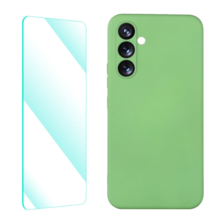 ENKAY Liquid Silicone Phone Case with Tempered Film