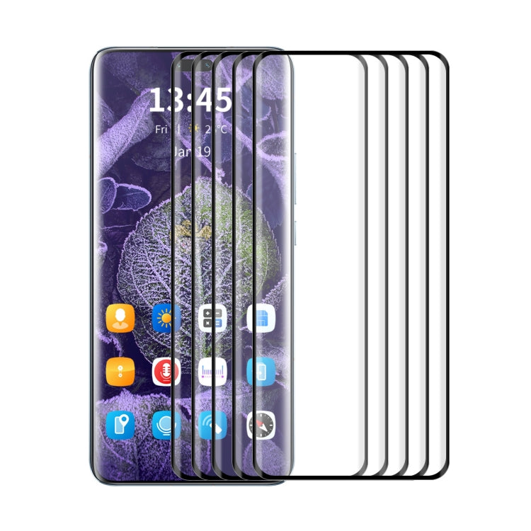 5pcs ENKAY 3D Hot Bending Side Glue Tempered Glass Full Film