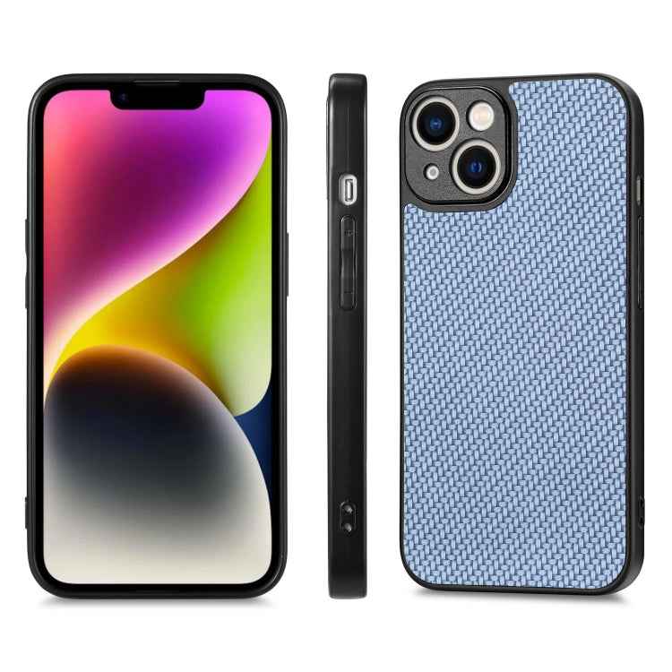 Carbon Fiber Texture Leather Back Phone Case, For iPhone 6 / 6s