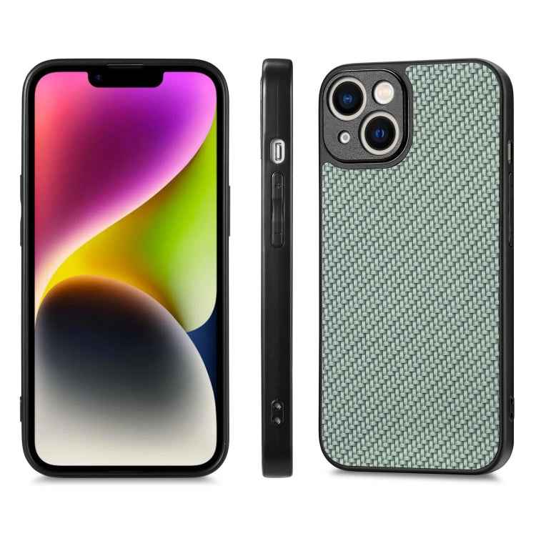 Carbon Fiber Texture Leather Back Phone Case, For iPhone 6 / 6s