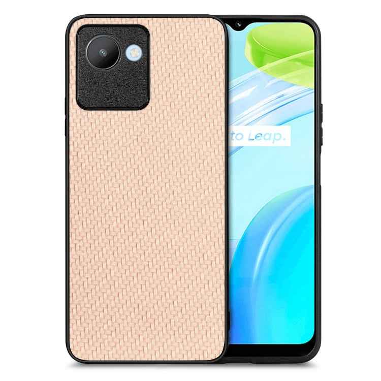 Carbon Fiber Texture Leather Back Cover Phone Case, For Realme 14 Pro+, For Realme 14 Pro, For Realme Neo7, For Realme C30