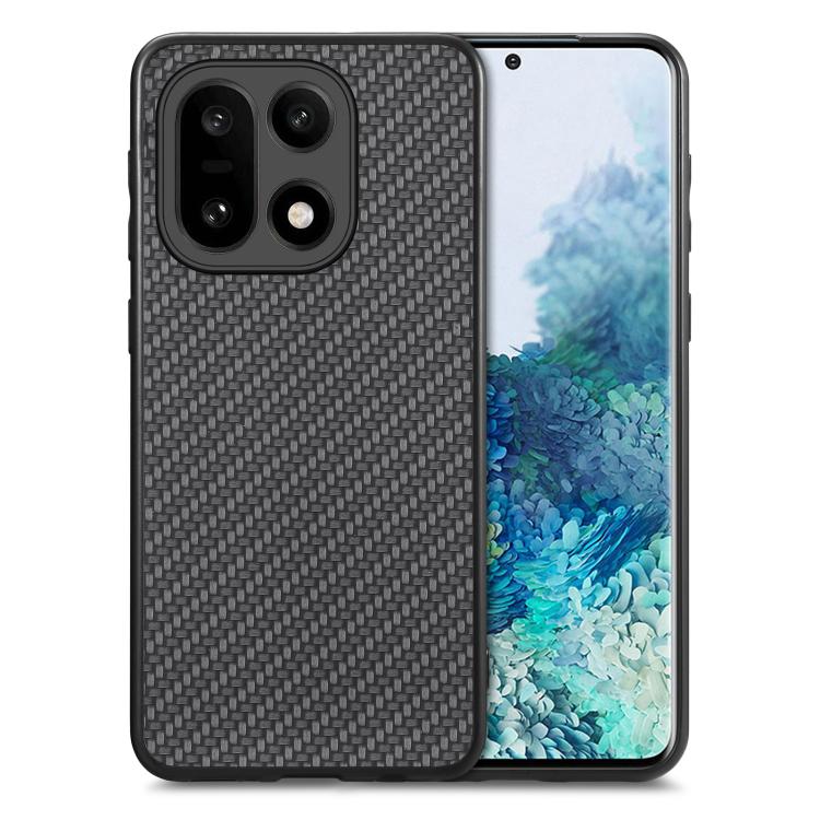 Carbon Fiber Texture Leather Back Cover Phone Case, For OnePlus Ace 6 / 6T / 15R, For OnePlus 15