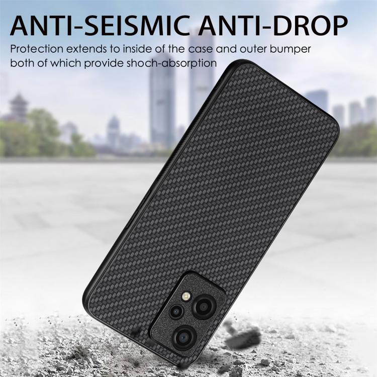 Carbon Fiber Texture Leather Back Cover Phone Case, For OnePlus Ace 6 / 6T / 15R, For OnePlus 15