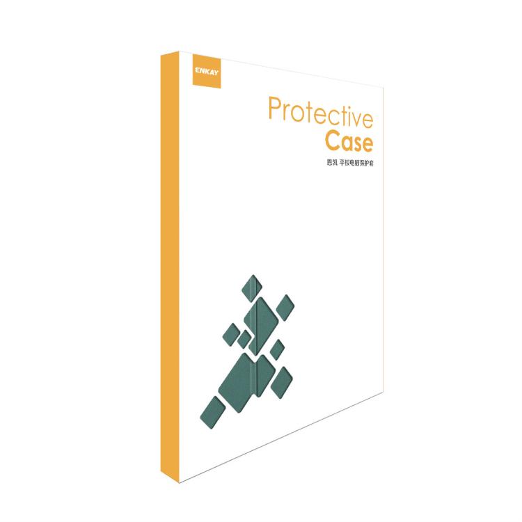 ENKAY Tri-fold Custer Texture Leather Smart Tablet Case