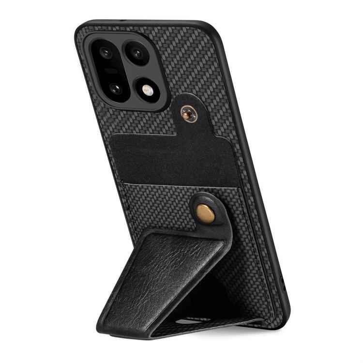 Carbon Fiber Wallet Flip Card K-shaped Holder Phone Case, For OnePlus 15, For Oneplus Nord CE 3 Lite, For Oneplus Nord CE 2 Lite 5G