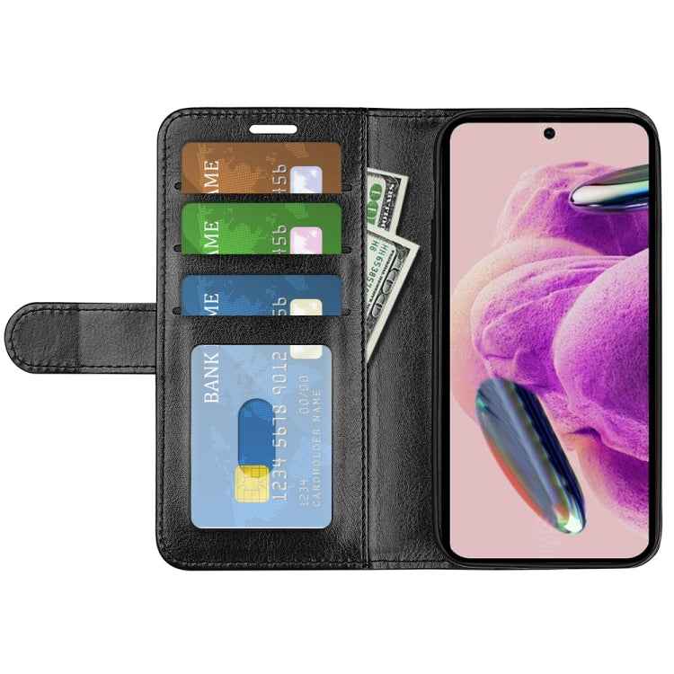 R64 Texture Horizontal Flip Leather Phone Case, For Redmi Note 12S