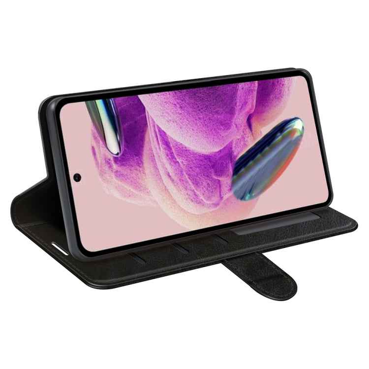 R64 Texture Horizontal Flip Leather Phone Case, For Redmi Note 12S