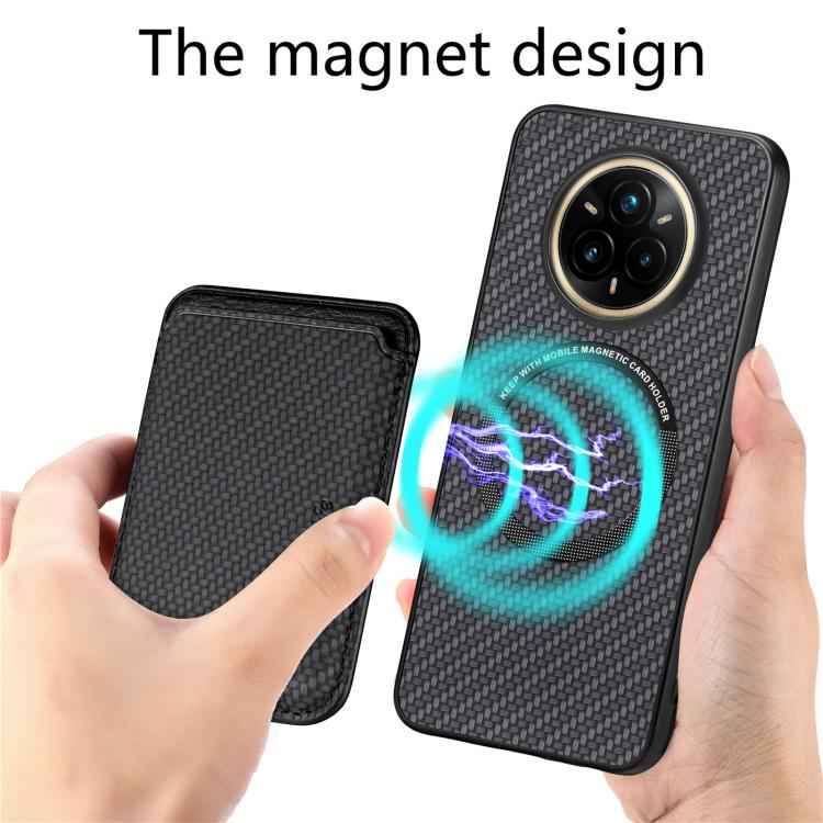 Carbon Fiber Leather Card Magsafe Phone Case, For Realme 14 Pro+, For Realme 14 Pro, For Realme Neo7, For Realme C30