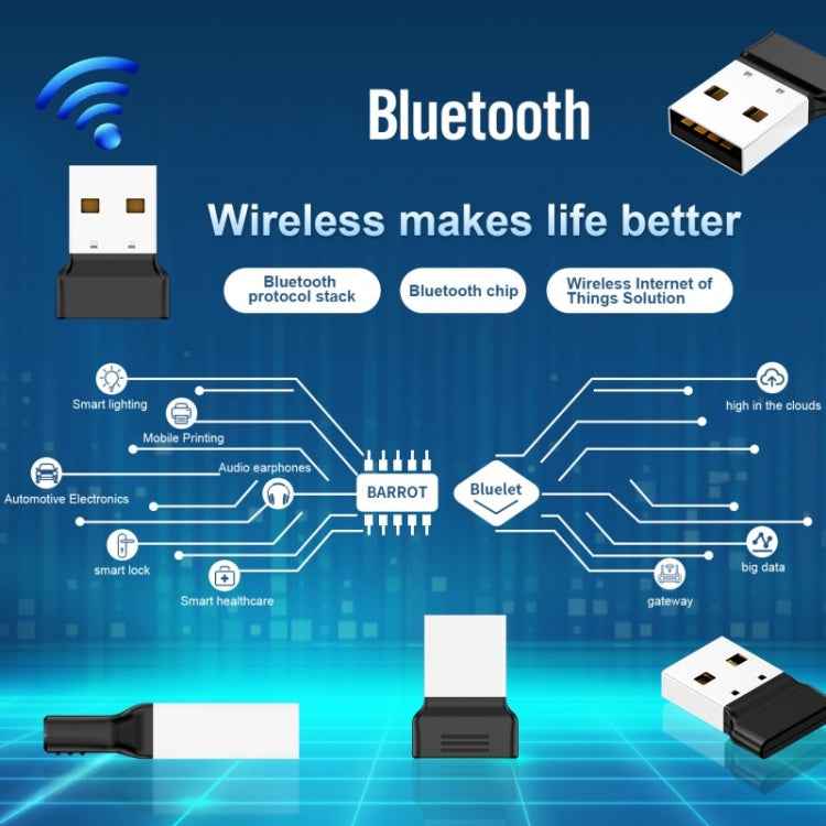 OY313 USB Bluetooth 5.3 Adapter Wireless Transmitter Receiver For PC Windows 11 10 8 7