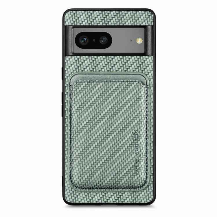 Carbon Fiber Leather Card Magsafe Phone Case, For Google Pixel 10 Pro XL, For Google Pixel 9 Pro XL, For Google Pixel 10 / 10 Pro, For Google Pixel 9 / 9 Pro, For Google Pixel 9a, For Google Pixel 7 Pro, For Google Pixel 7, For Google Pixel 6