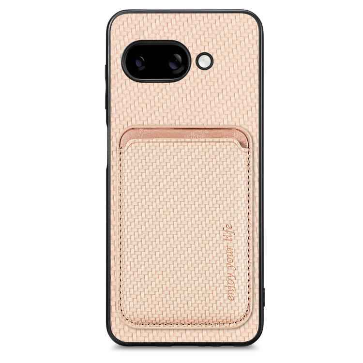 Carbon Fiber Leather Card Magsafe Phone Case, For Google Pixel 10 Pro XL, For Google Pixel 9 Pro XL, For Google Pixel 10 / 10 Pro, For Google Pixel 9 / 9 Pro, For Google Pixel 9a, For Google Pixel 7 Pro, For Google Pixel 7, For Google Pixel 6