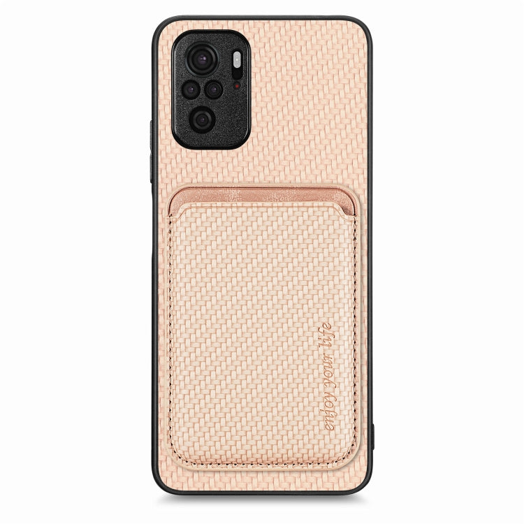 Carbon Fiber Leather Card Magnetic Phone Case, For Xiaomi 13, For Xiaomi Poco M5 4G, For Xiaomi Redmi Note 11T Pro 5G, For Xiaomi Redmi Note 10 4G