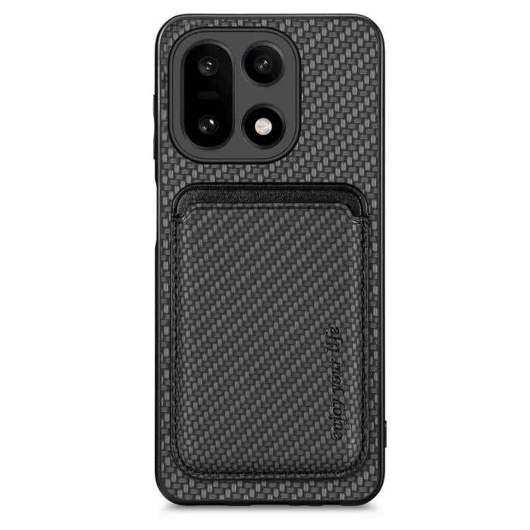 Carbon Fiber Leather Card Magsafe Phone Case, For OnePlus 15, For Oneplus Nord CE 2 Lite 5G