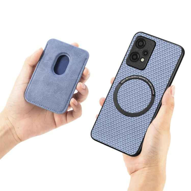 Carbon Fiber Leather Card Magsafe Phone Case, For OnePlus 15, For Oneplus Nord CE 2 Lite 5G