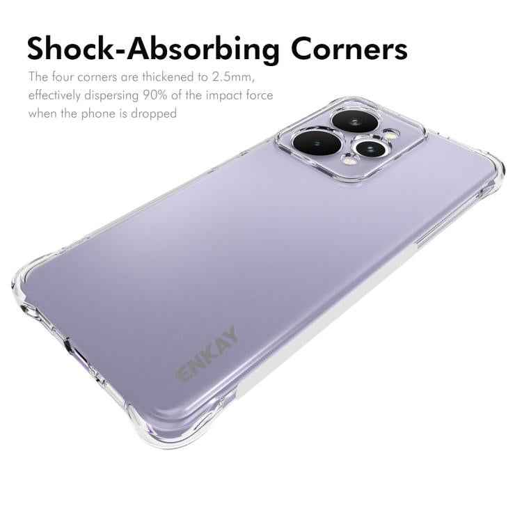 ENKAY Transparent TPU Shockproof Anti-slip Phone Case