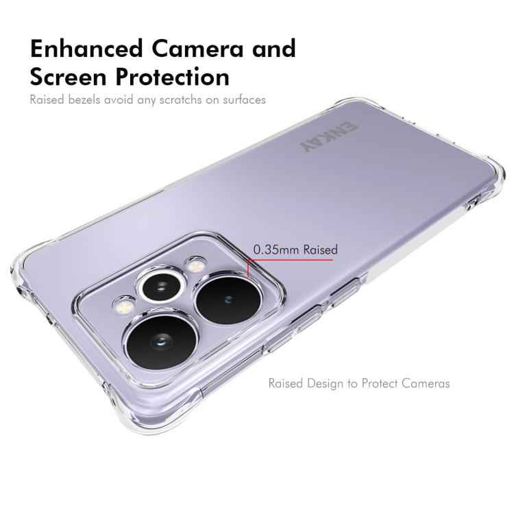 ENKAY Transparent TPU Shockproof Anti-slip Phone Case