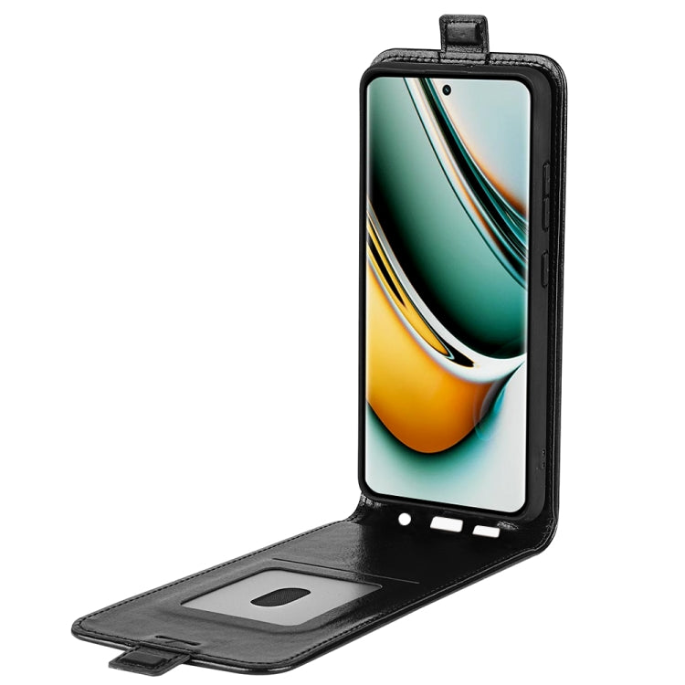 R64 Texture Vertical Flip Leather Phone Case