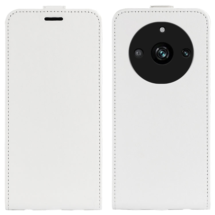 R64 Texture Vertical Flip Leather Phone Case