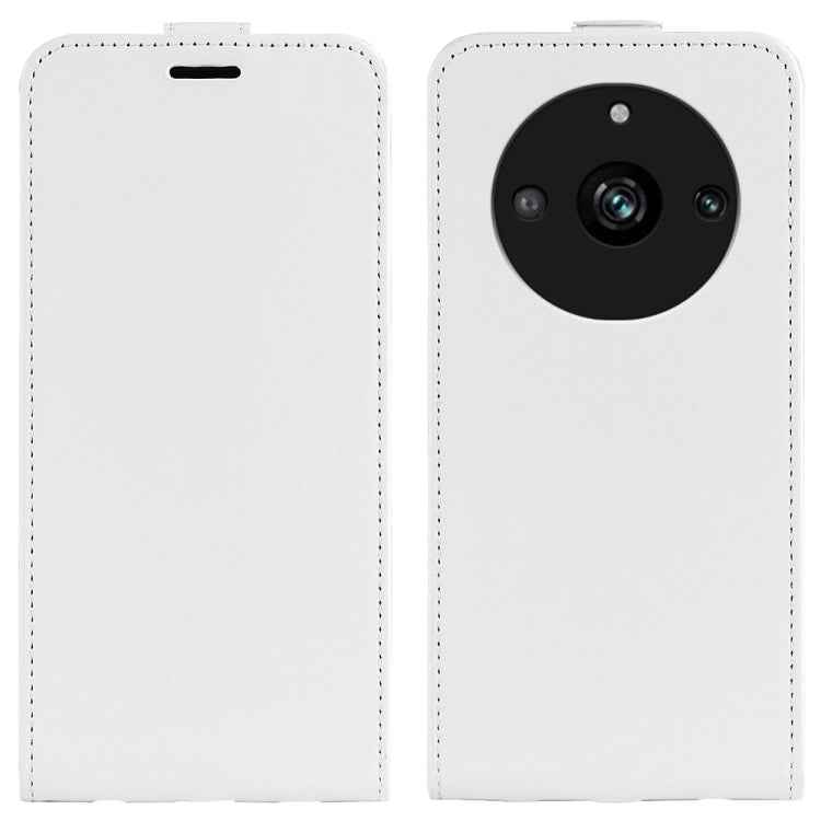 R64 Texture Vertical Flip Leather Phone Case