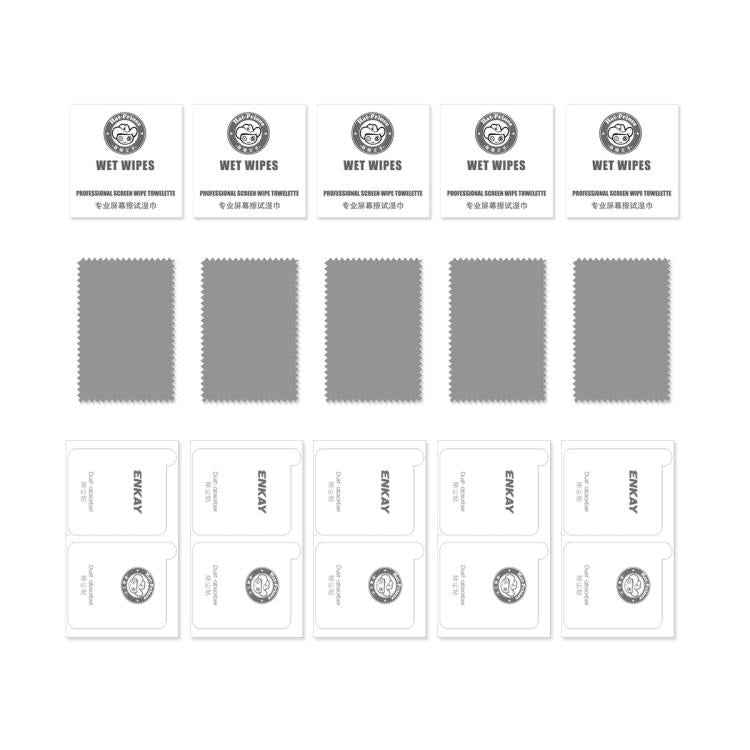 5pcs ENKAY Hat-Prince Hot Bending Full Coverage Side Glue Tempered Glass Film