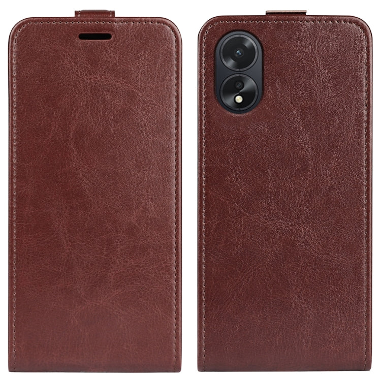 R64 Texture Single Vertical Flip Leather Phone Case, For OPPO Reno12 5G Global, For OPPO K12, For OPPO A3 Pro 5G, For OPPO Reno11 F 5G, For OPPO Reno11 5G Global, For OPPO A38, For OPPO Reno10 Pro+, For OPPO Reno13 F