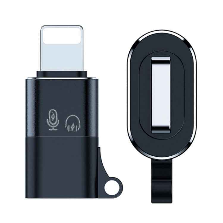 JS-09 Mini USB-C / Type-C to 8 Pin OTG Wireless Microphone Converter