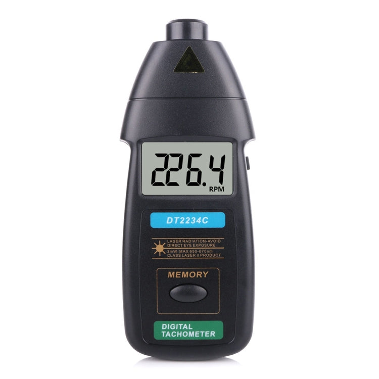 DT2234C Digital Laser Tachometer RPM Meter Non-Contact