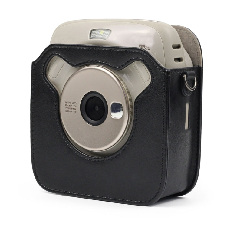 Full Body Camera PU Leather Case Bag with Strap for Fujifilm Instax Square SQ20, For Fujifilm Instax Square SQ20