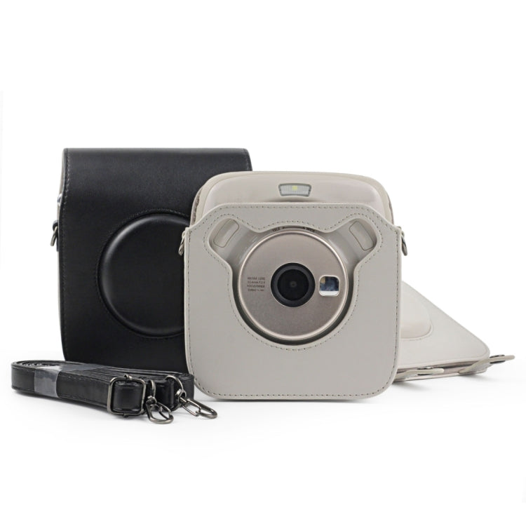 Full Body Camera PU Leather Case Bag with Strap for Fujifilm Instax Square SQ20, For Fujifilm Instax Square SQ20