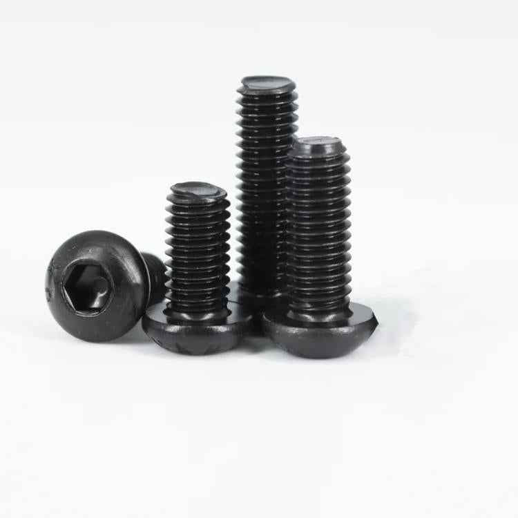 Hexagon Flat Head Bolts Nuts + Washers Alloy Steel Class 10.9, With Hexagon Wrench (M2-M5)