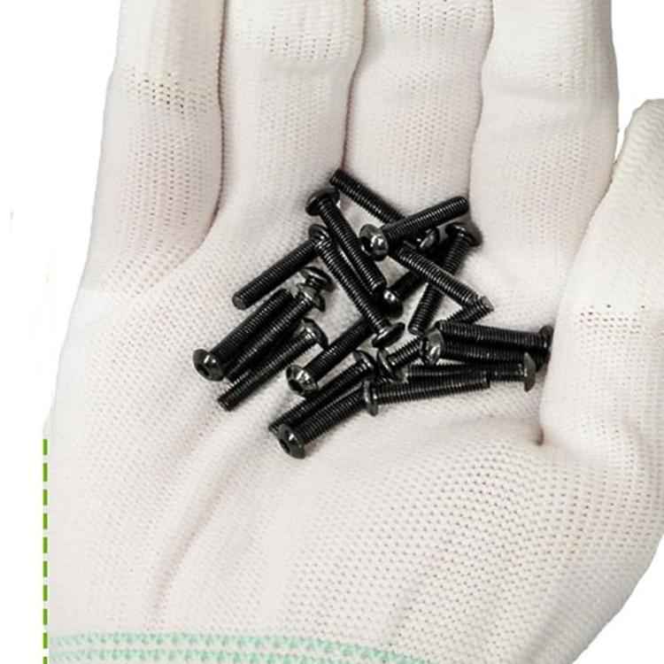 Hexagon Flat Head Bolts Nuts + Washers Alloy Steel Class 10.9, With Hexagon Wrench (M2-M5)