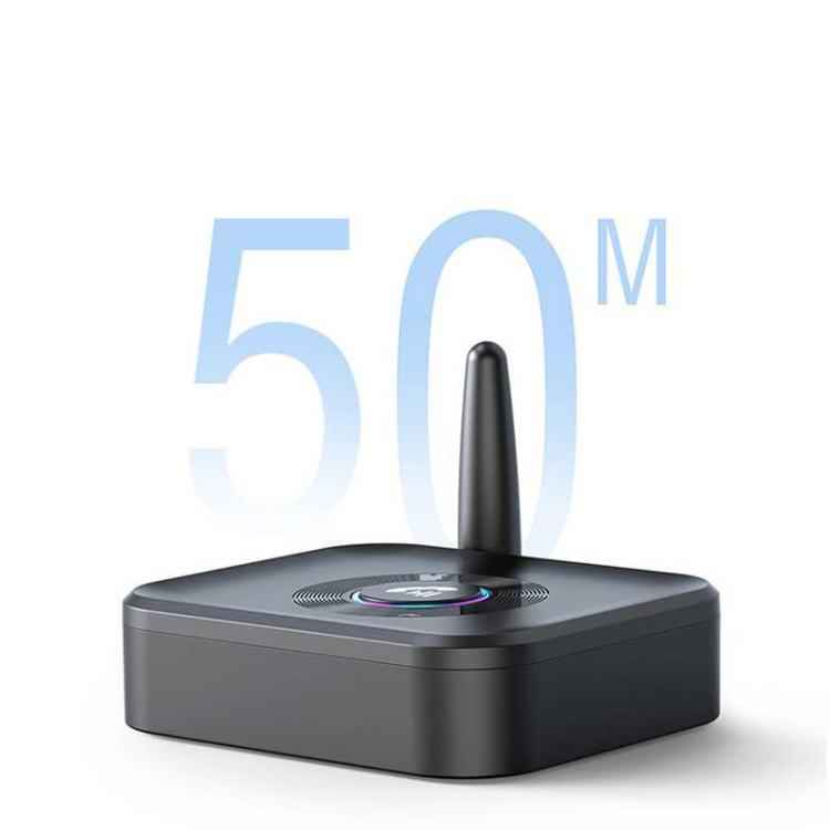 GR01 Bluetooth Receiver with Antenna, TF Card Slot, 3.5mm AUX Bluetooth Adapter for Car Speaker, Amplifier, Hands-Free Audio