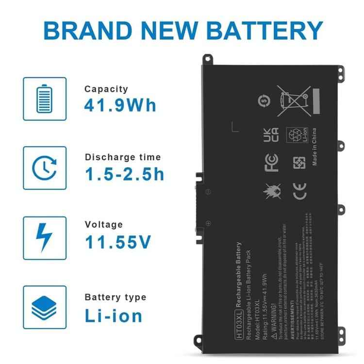 Laptop Battery Replacement for HP Pavilion 14 15 17 15-CS 15-DA 15-DB 15-DW Series