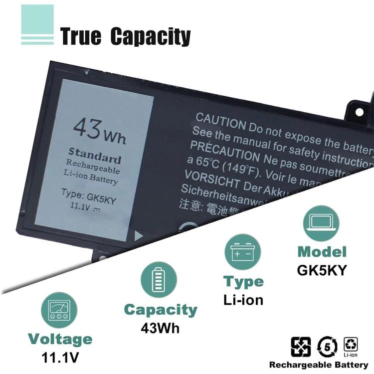 Laptop Battery For Dell Inspiron 11 3000 Series 3147 3148 3153