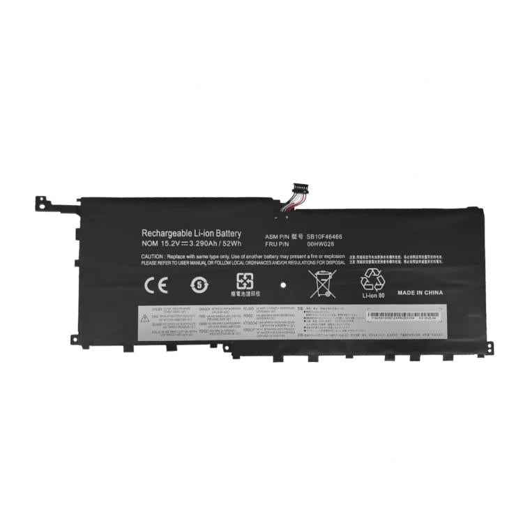3400mAh Laptop Battery Replacement For Lenovo ThinkPad X1 Carbon 4th Generation (2016), 00HW028