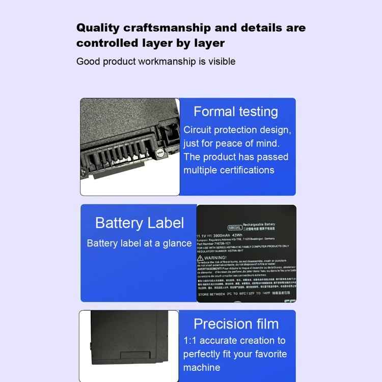4000mAh Laptop Battery Replacement For HP OMEN 6 Pro Plus, SB03XL