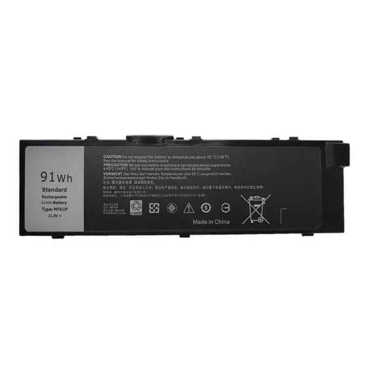 7800mAh Laptop Battery For Dell Precision 7510 / 7520, MFKVP